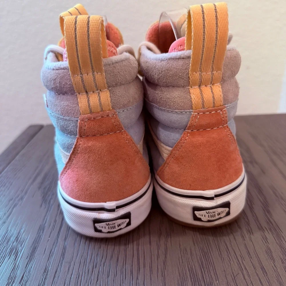 Vans Sk8-Hi MTE-2 Multi Color Pastel Suede Waterproof Winter Boots Mens 8 500714